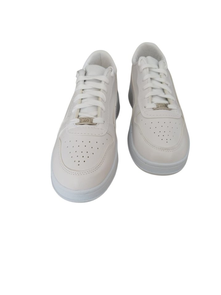 Beyaz Erkek Spor Ayakkabısı Wedge Topuklu - Görsel 3