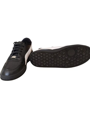 Siyah Beyaz  Erkek Spor Ayakkabı - Görsel 5