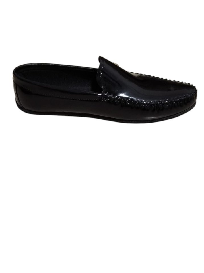 Siyah Parlak Klasik Erkek Ayakkabı - Görsel 4