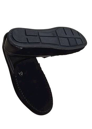 Siyah Erkek Loafer Ayakkabı Tokalı - Görsel 5