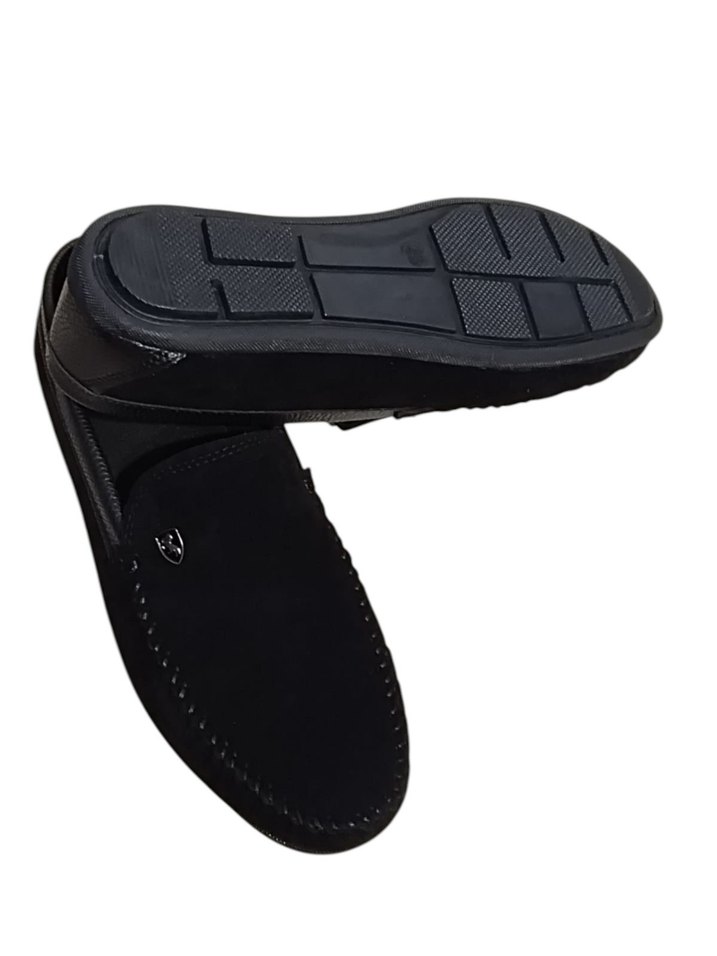 Siyah Erkek Loafer Ayakkabı Tokalı - Görsel 5