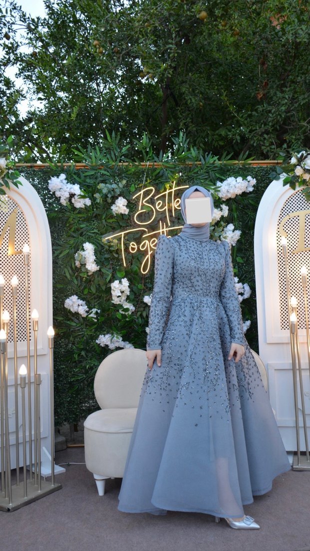 Tesettür Abiye Elbise - Görsel 5