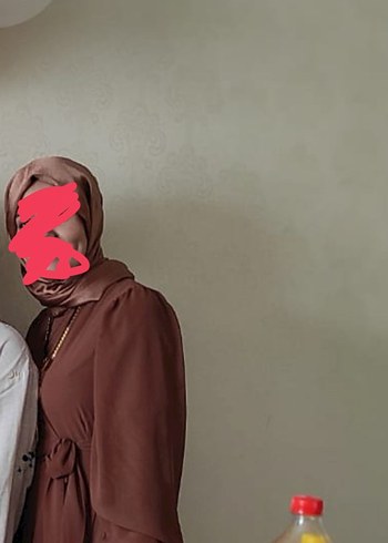 Drapeli Kahverengi Kadın Sargı