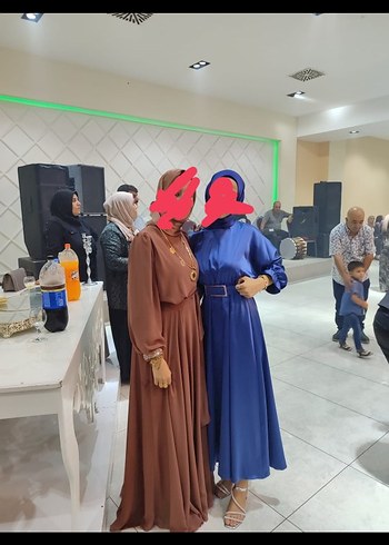 Abiye Drapeli Kahverengi Kadın Sargı