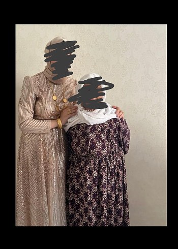 Parlak Bej Piliseli Uzun Abiye Elbise