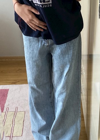 Bol Kesim Kadın Jean - Görsel 2