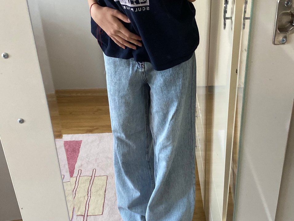 Bol Kesim Kadın Jean - Görsel 2