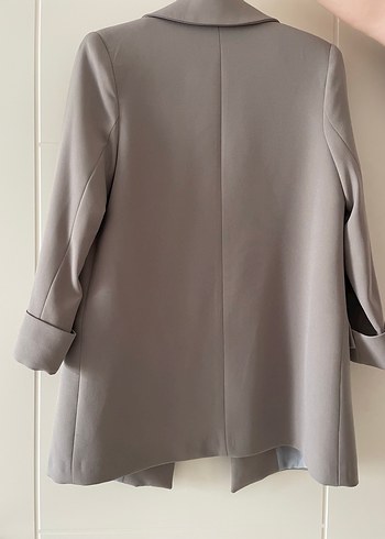 Diğer Düğmeli Bej Kadın Blazer Ceket