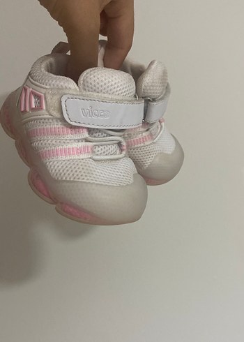 Kız Çocuk Pembe Yılan Desenli Spor Ayakkabı