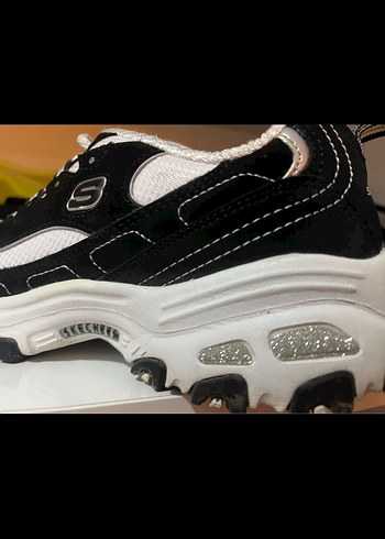 Skechers Skechers Beyaz Siyah Platform Spor Ayakkabı