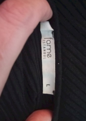 Siyah Yüksek Yakalı Uzun Elbise - Görsel 5