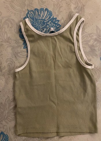 Yeşil Baskılı Atlet Kadın Spor - Görsel 3