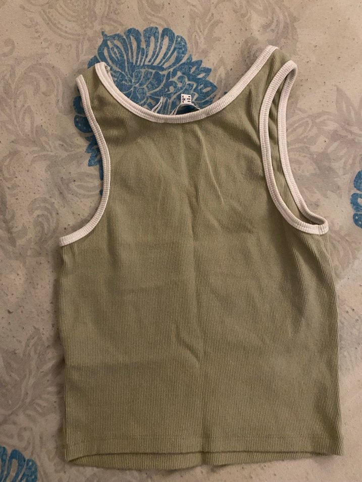 Yeşil Baskılı Atlet Kadın Spor - Görsel 3