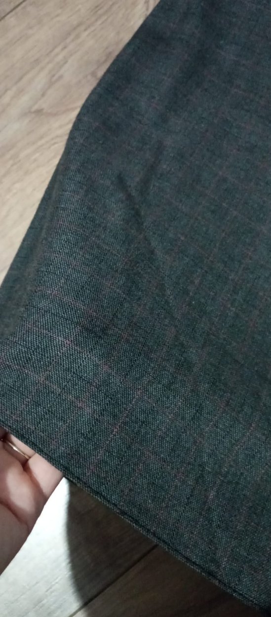 Gri Düz Etek - Görsel 3