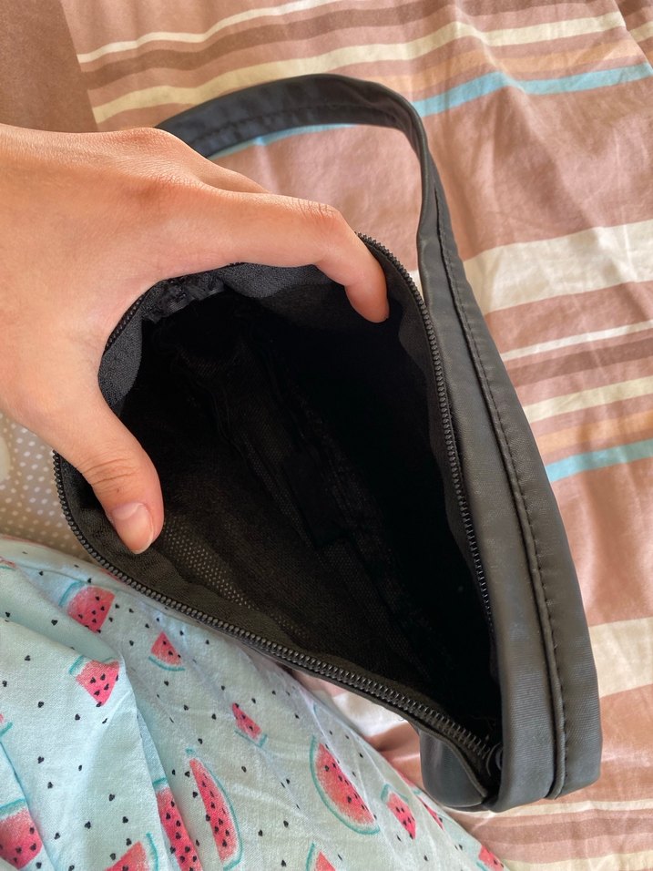 Siyah Deri Kadın Omuz Çantası - Görsel 4