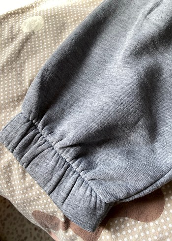 Gri Rahat Kesim Kadın Eşofman Altı - Görsel 2