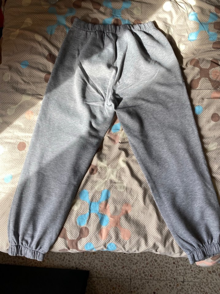 Gri Rahat Kesim Kadın Eşofman Altı - Görsel 5