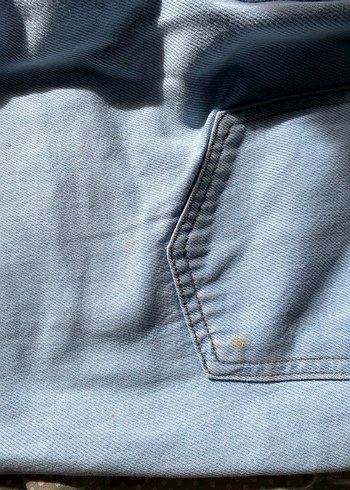 Mavi Rahat Kesim Kadın Kot Pantolon - Görsel 4