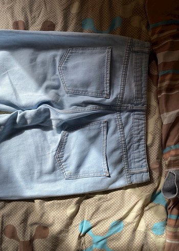 Mavi Rahat Kesim Kadın Kot Pantolon - Görsel 5