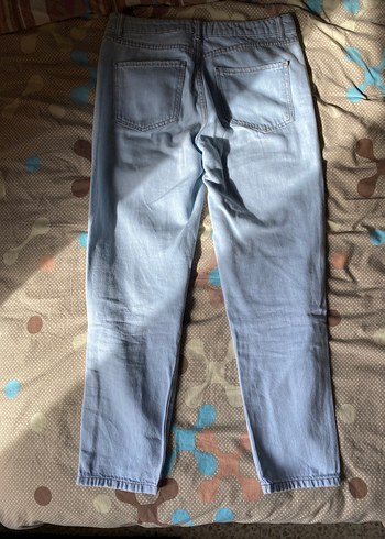 Mavi Rahat Kesim Kadın Kot Pantolon - Görsel 6