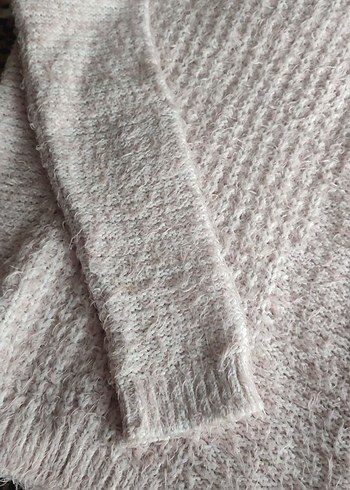 Bej Kadın Örgü Kazak - Görsel 3