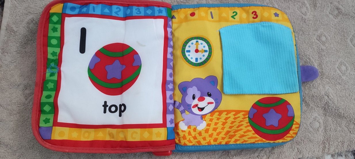Fisher Price Renkli Eğitici Oyuncak Kitap - Görsel 3