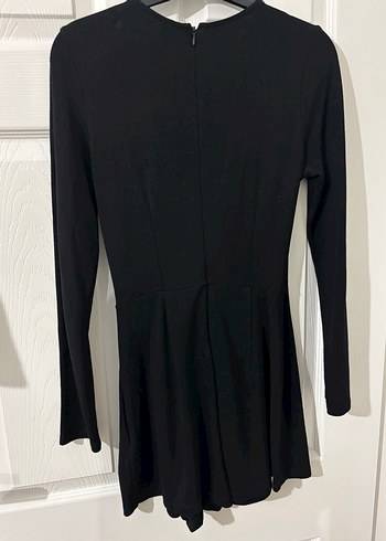 Hm, Düğmeli Siyah Kadın Tulum - Görsel 3