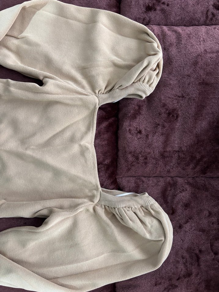 Dilvin Bej V Yaka Uzun Kollu Bluz - Görsel 3