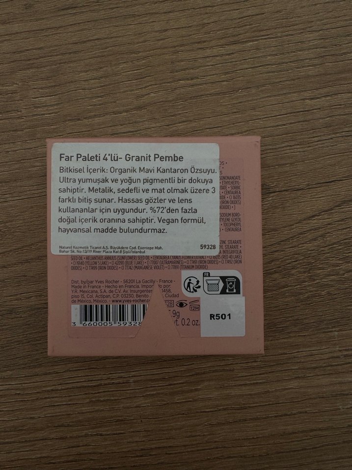 Yves Rocher Granit Pembe Far Paleti - Görsel 2