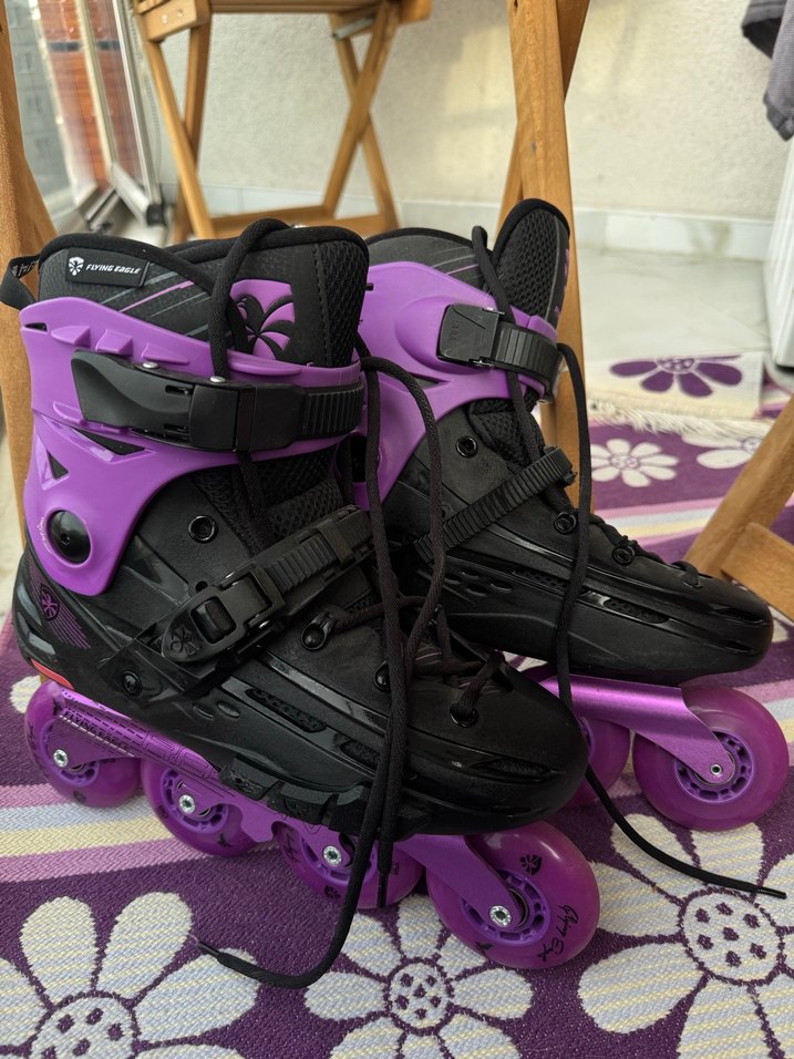 Flying Eagle F4 Raven Purple Paten + Koruyucu Ekipman - Görsel 2