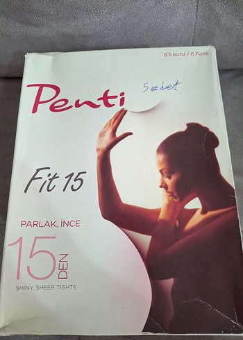 Penti Fit 15 Parlak İnce Külotlu Çorap - Görsel 14