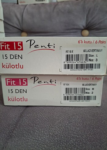 Penti Fit 15 Parlak İnce Külotlu Çorap - Görsel 15