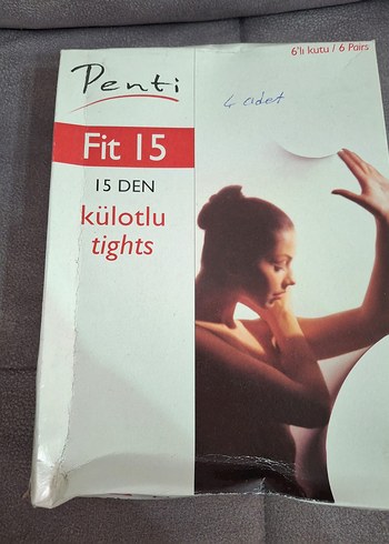 Penti Fit 15 Parlak İnce Külotlu Çorap - Görsel 8
