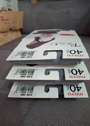 Mycro 50 Opak Mikro Fiber Külotlu Çorap Beyaz - Görsel 9