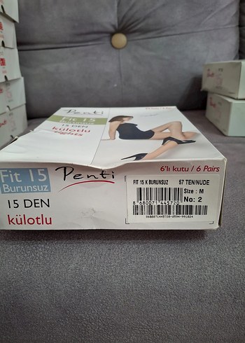 Mycro 50 Opak Mikro Fiber Külotlu Çorap Beyaz - Görsel 4