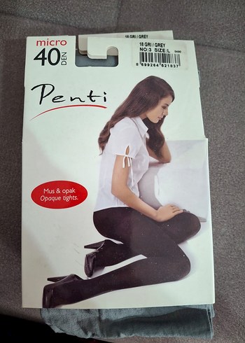 Mycro 50 Opak Mikro Fiber Külotlu Çorap Beyaz - Görsel 10