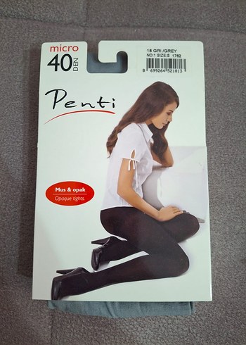 Mycro 50 Opak Mikro Fiber Külotlu Çorap Beyaz - Görsel 8