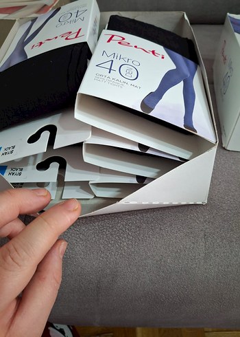 Mycro 50 Opak Mikro Fiber Külotlu Çorap Beyaz - Görsel 17