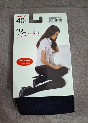 Mycro 50 Opak Mikro Fiber Külotlu Çorap Beyaz - Görsel 11