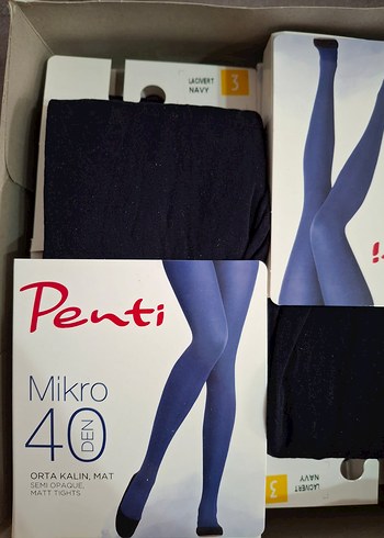 Mycro 50 Opak Mikro Fiber Külotlu Çorap Beyaz - Görsel 16