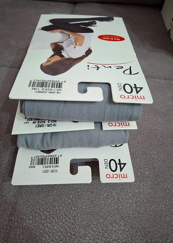 Mycro 50 Opak Mikro Fiber Külotlu Çorap Beyaz - Görsel 12