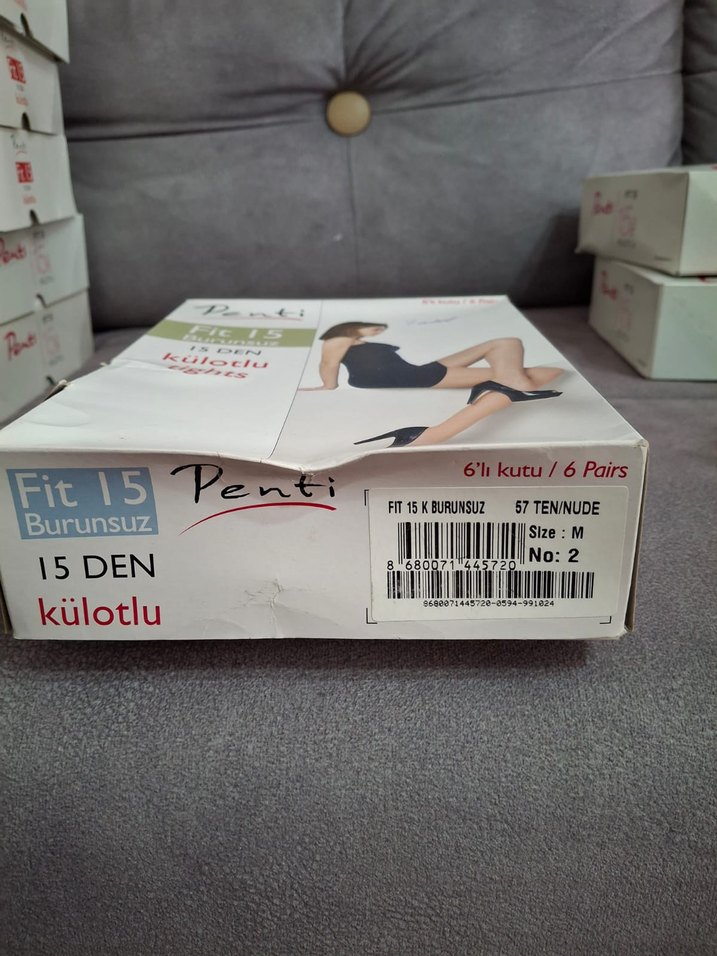 Mycro 50 Opak Mikro Fiber Külotlu Çorap Beyaz - Görsel 4