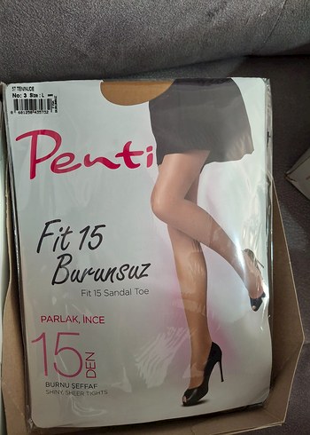 Pamuklu Gri Baskılı Midi Kadın Tayt - Görsel 13