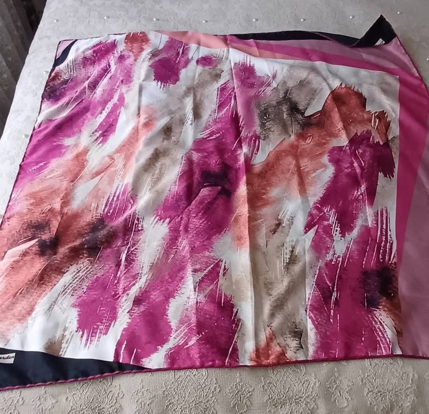 Renkli Kadın İpek Şal Bohem Tarzı - Görsel 3