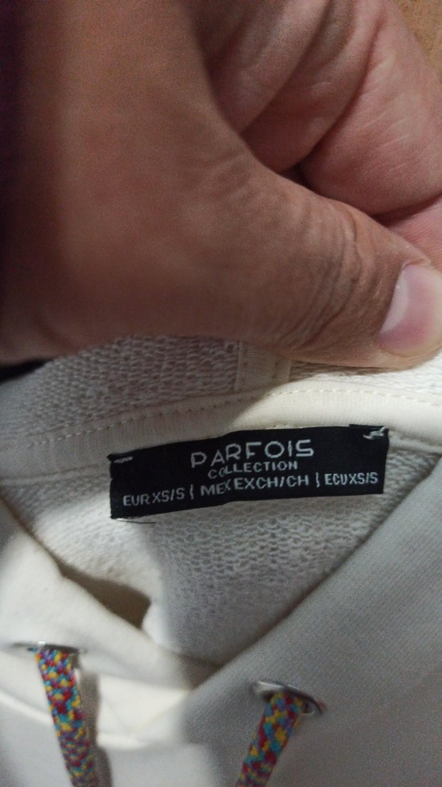 Kadın Beyaz Uzun Kollu Sweatshirt - Görsel 3