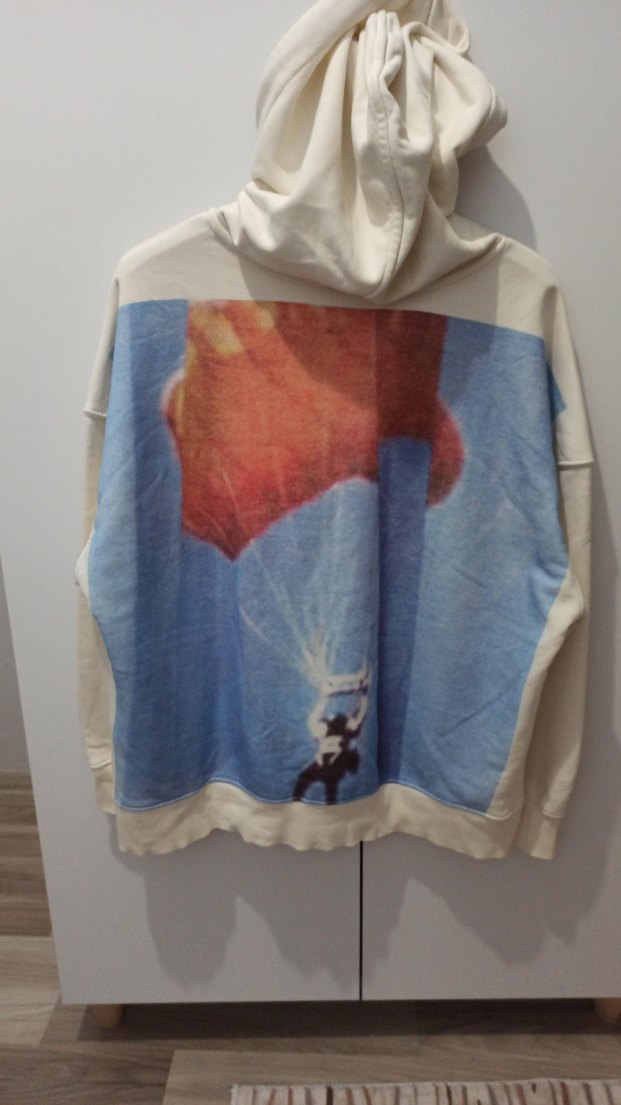 Kadın Beyaz Uzun Kollu Sweatshirt - Görsel 2