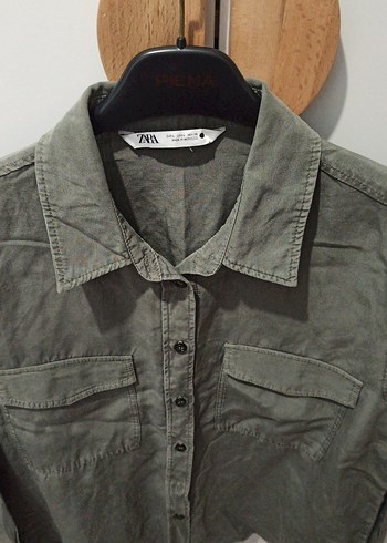 Kadın Keten Gömlek - Görsel 2