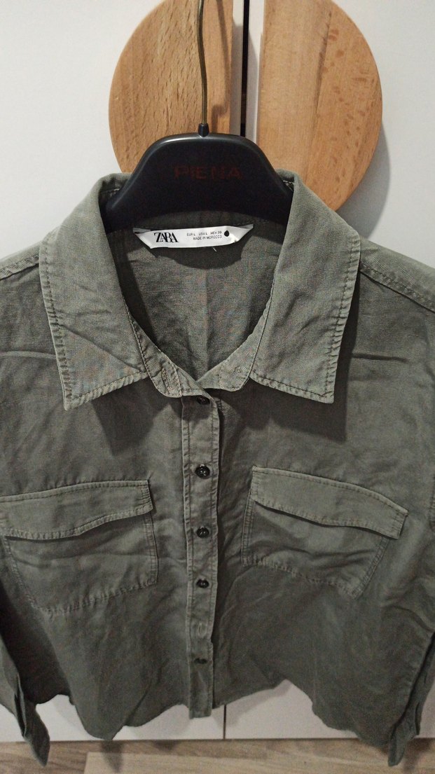 Kadın Keten Gömlek - Görsel 2