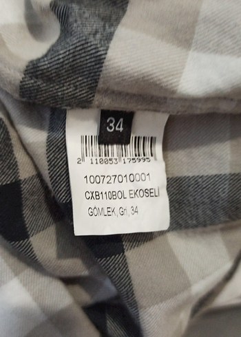 Düğmeli Keten Salaş Kadın Gömlek - Görsel 6