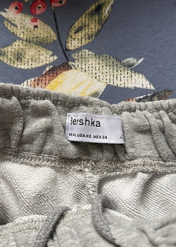 s Beden Gri Loose Fit Mini Kadın Şort